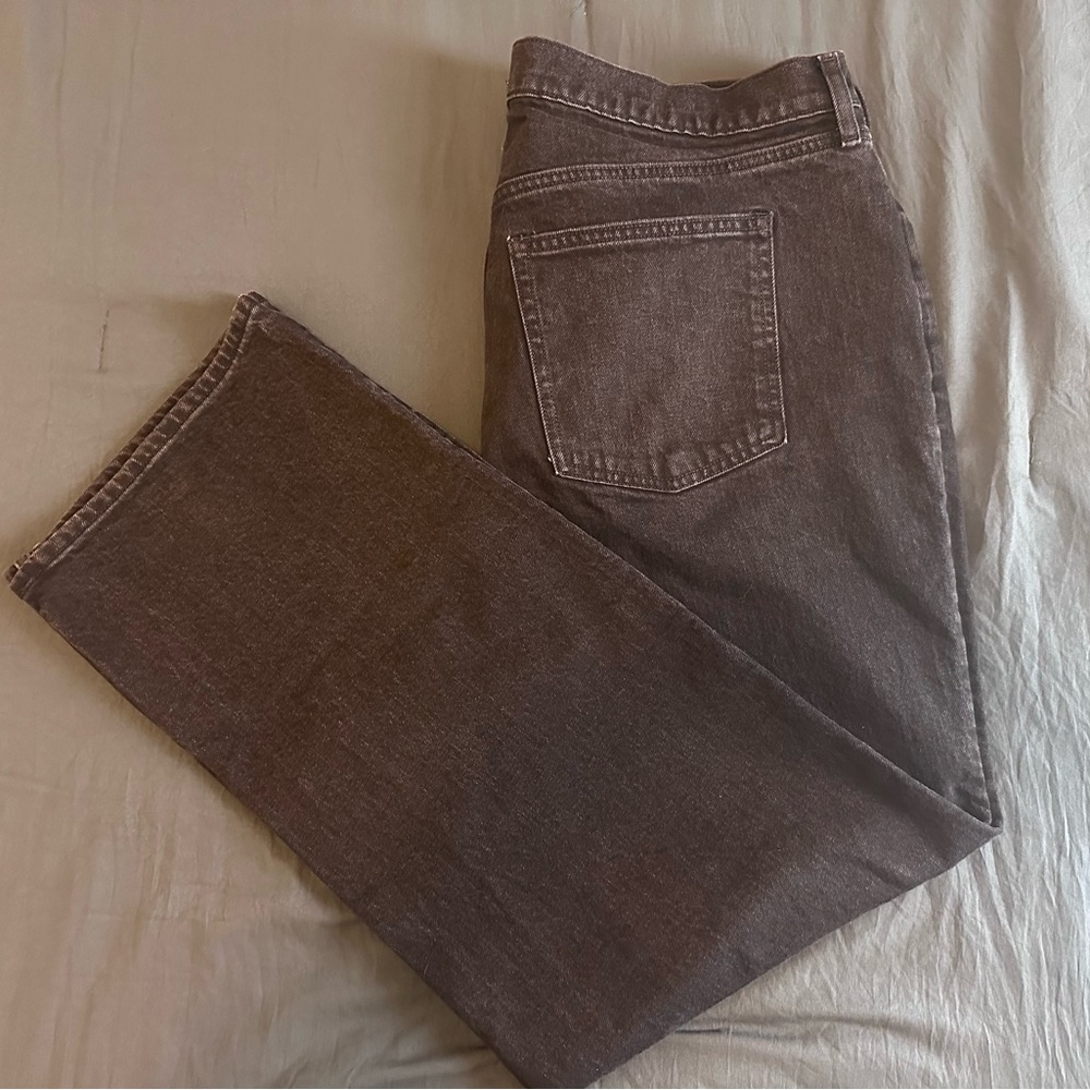 Abercrombie & Fitch Black Wash 90’s Relaxed Jean High Rise -Size 35/20R